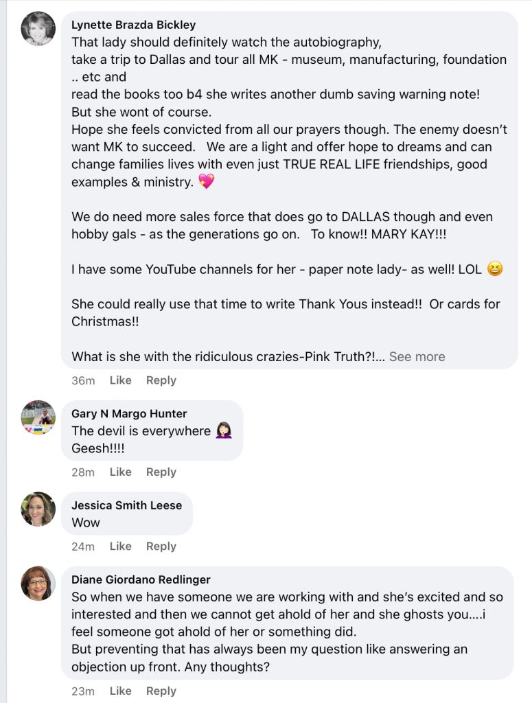MLM Warning at Starbucks Pink Truth