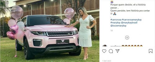 Mary Kay Pink Range Rover
