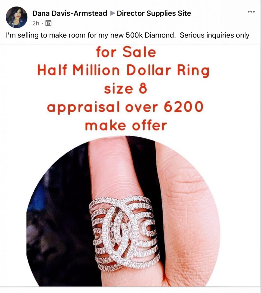 Mary Kay Ringer Selling Off the Mary Kay Diamonds – Pink Truth