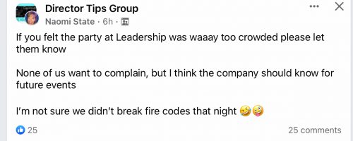 Complaints about Leadership Conference in Nashville